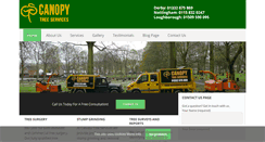 Desktop Screenshot of canopytrees.co.uk